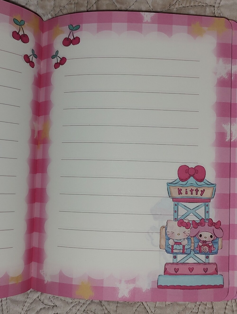 New! Hello Kitty Soft Cover Notebook - Picture 4 of 6